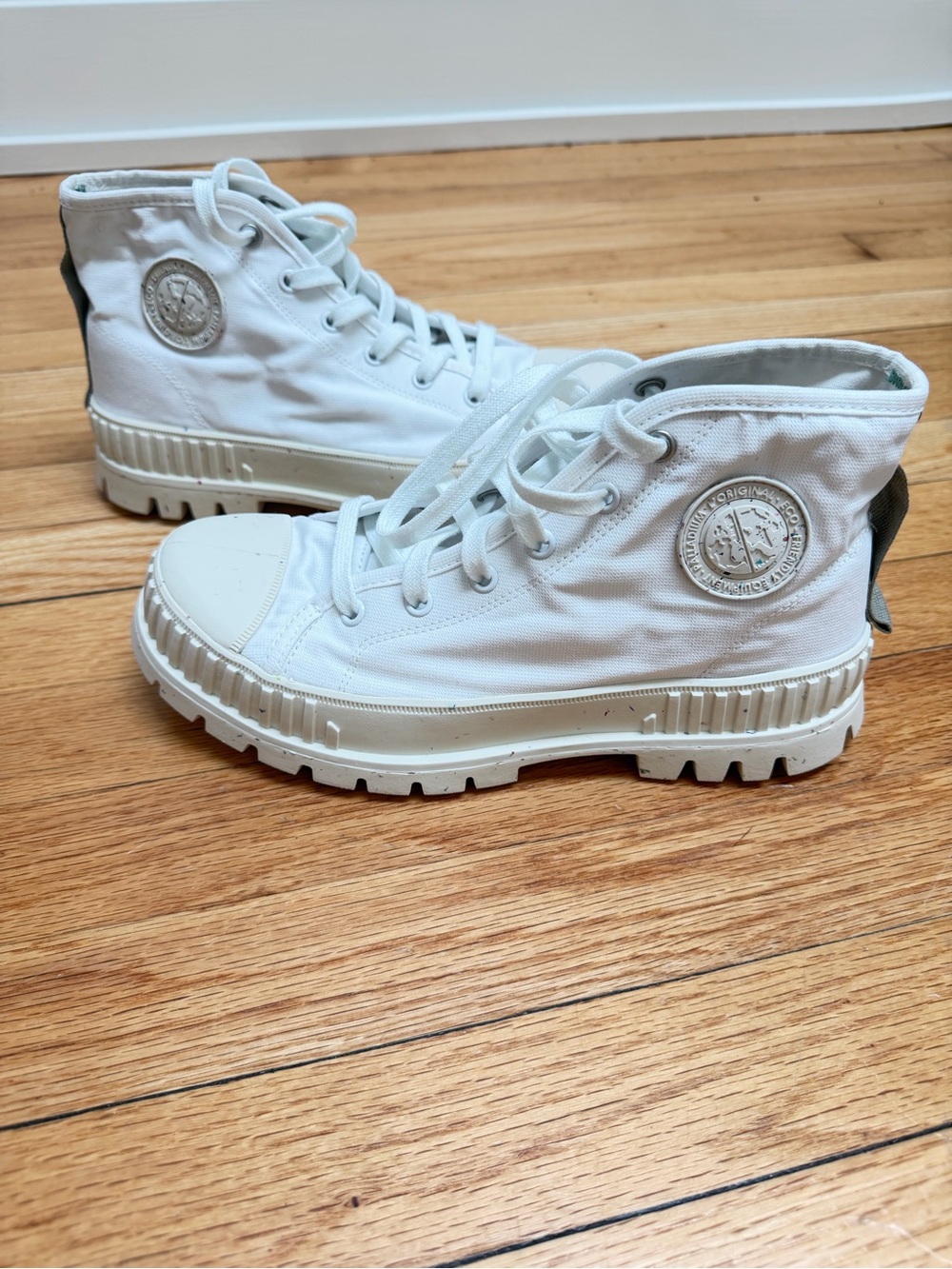 Palladium PallaShock Original V1  Mid-Top Boots | Star White | Women’s 8.5 - Picture 3 of 16